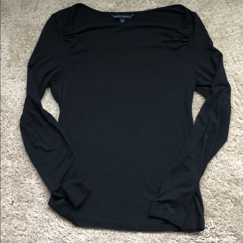 Banana Republic Boat Neck Top Medium